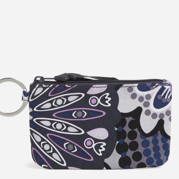 Vera Bradley Factory Style Zip ID Case Mimosa Medallion nwt - Picture 2 of 2